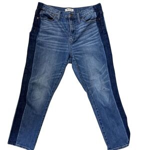 Madewell‎ The High-Rise Slim BoyJean in Tuxedo Style Size 29 Inseam 26